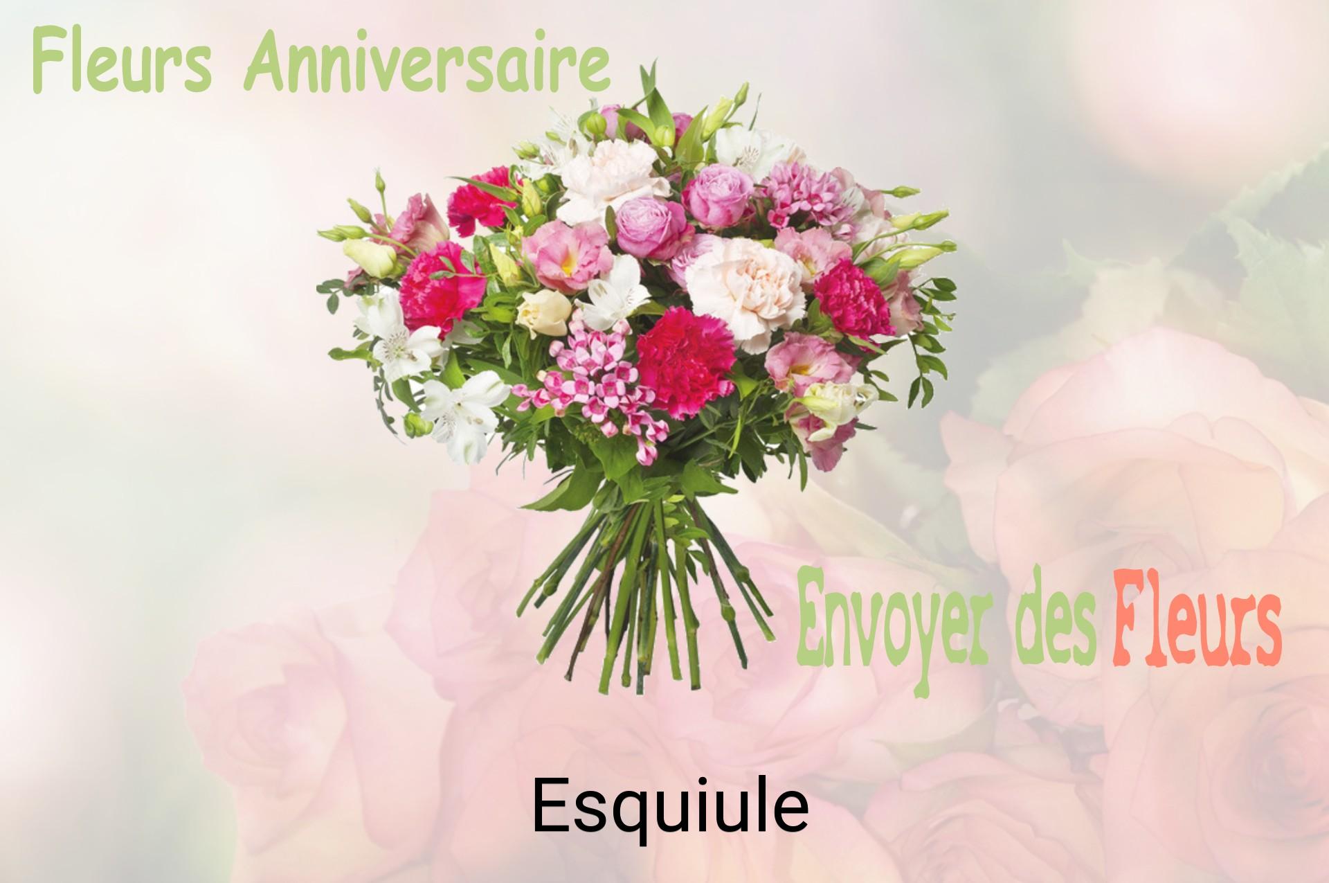Bouquet de fleurs d’anniversaire livré à Esquiule